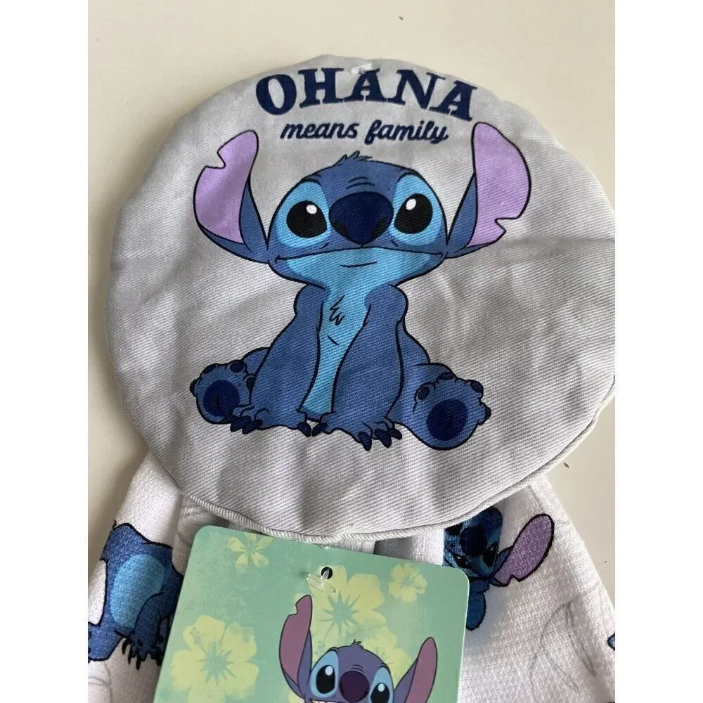 Disney Lilo Stitch‎ Kitchen Hanging Towel Ohana Means Family NEW